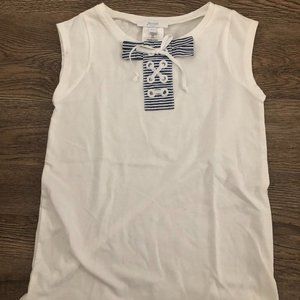 NWT-Jacadi Lace-Up Cap Sleeve